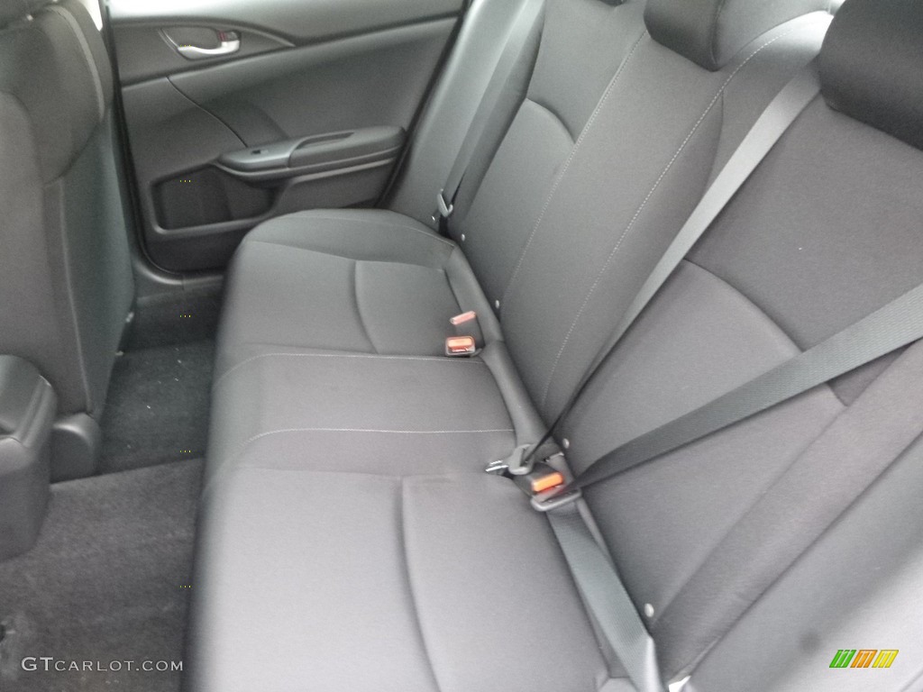 Black Interior 2018 Honda Civic LX Sedan Photo #125128931
