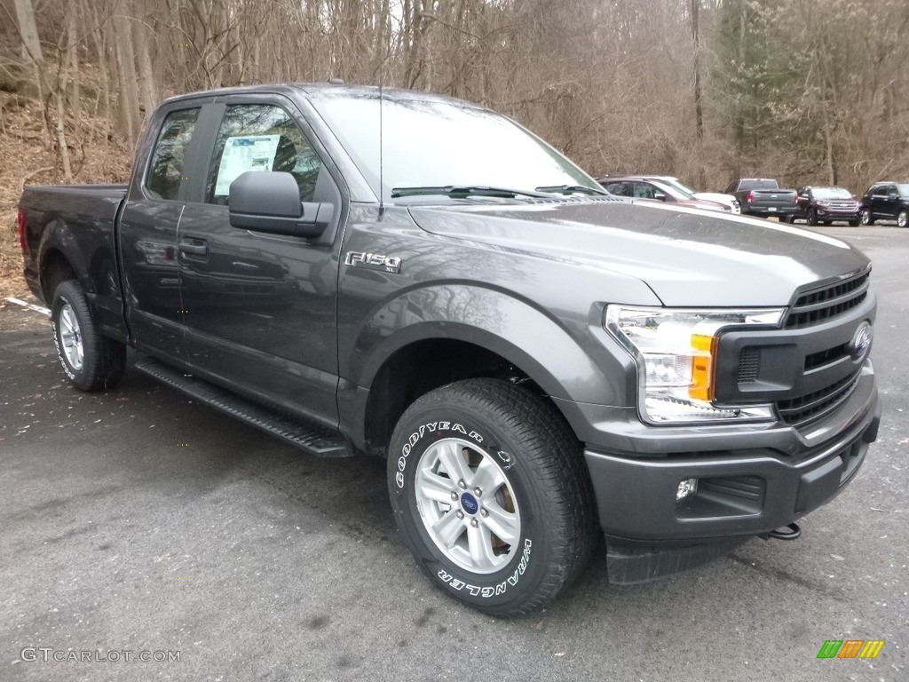 2018 F150 XL SuperCab 4x4 - Magnetic / Earth Gray photo #2