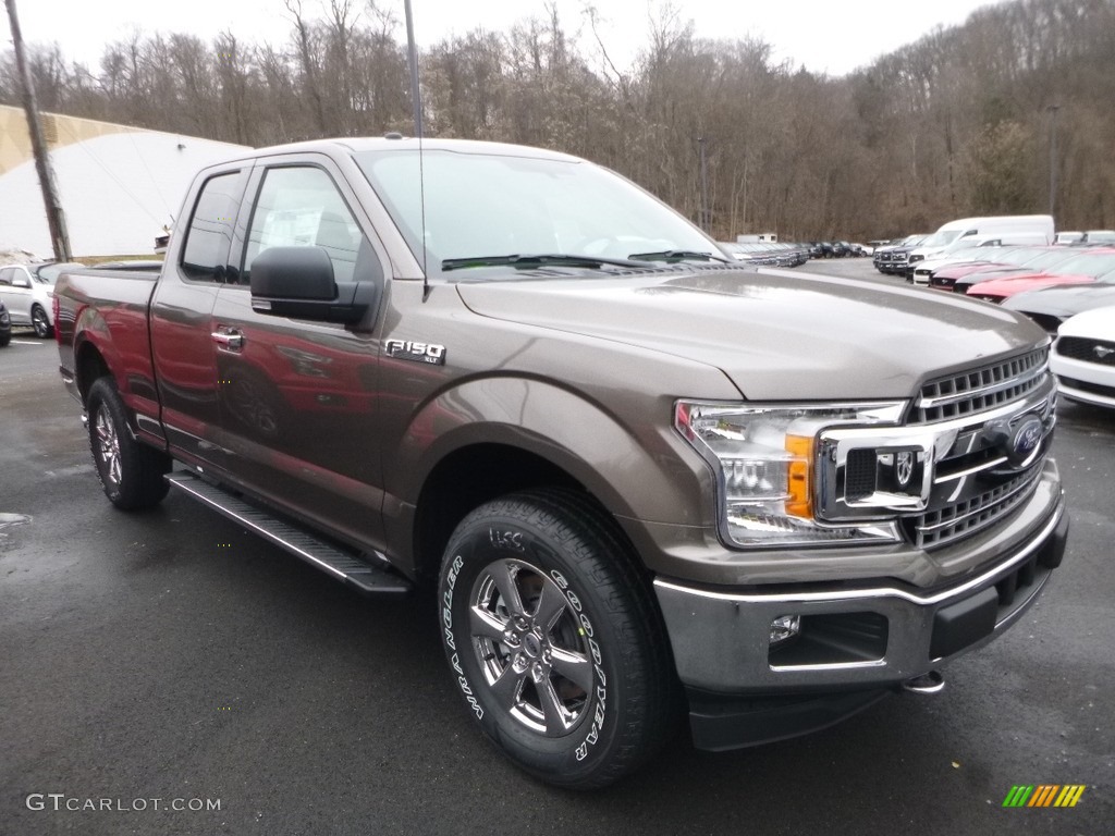 2018 F150 XLT SuperCab 4x4 - Stone Gray / Earth Gray photo #2