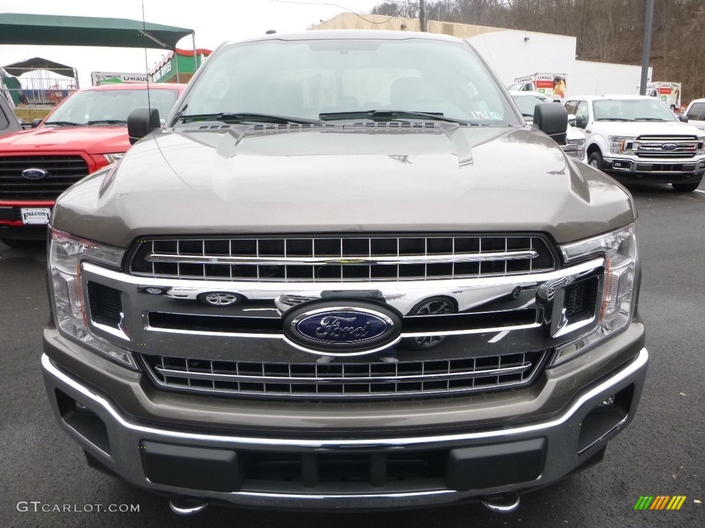 2018 F150 XLT SuperCab 4x4 - Stone Gray / Earth Gray photo #3