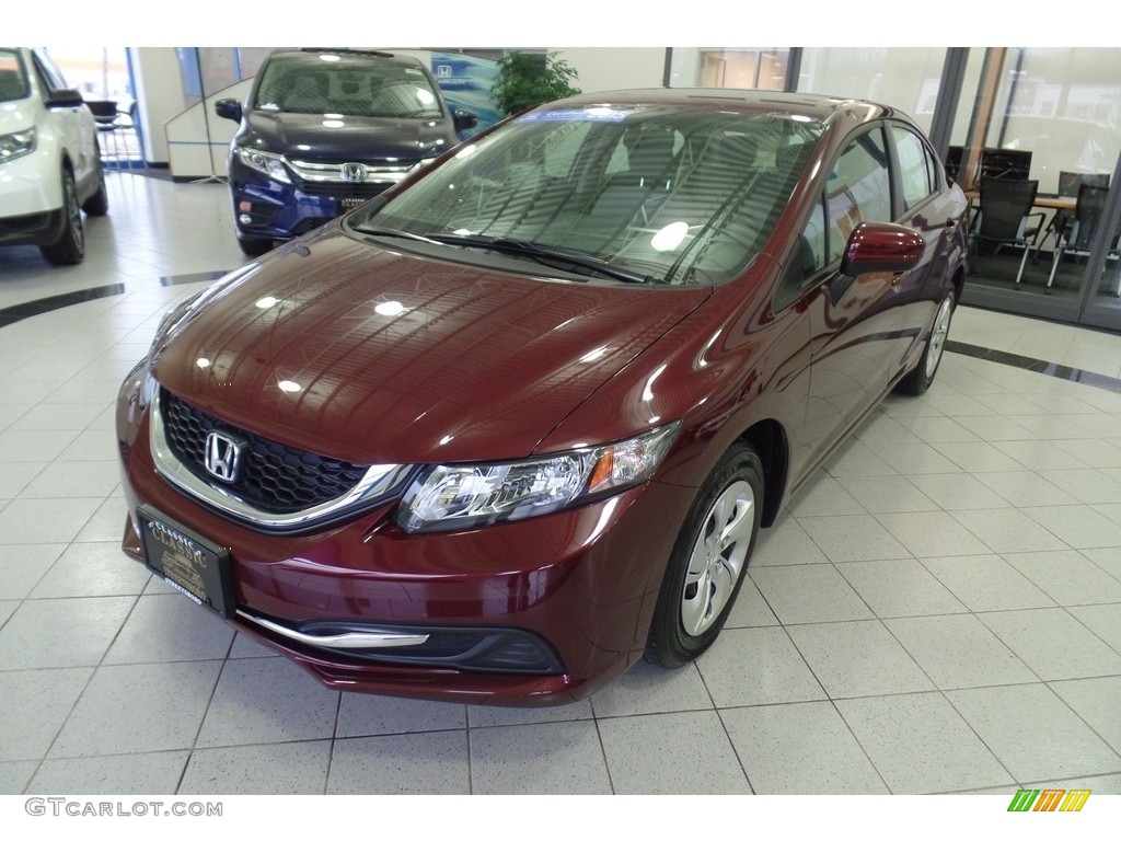 Crimson Pearl Honda Civic