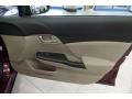 2015 Crimson Pearl Honda Civic LX Sedan  photo #14