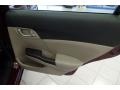 2015 Crimson Pearl Honda Civic LX Sedan  photo #17