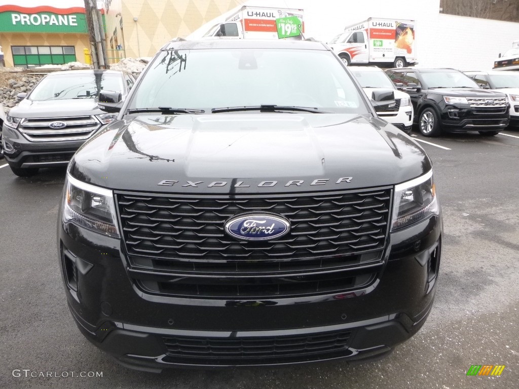 2018 Explorer Sport 4WD - Shadow Black / Ebony Black photo #4