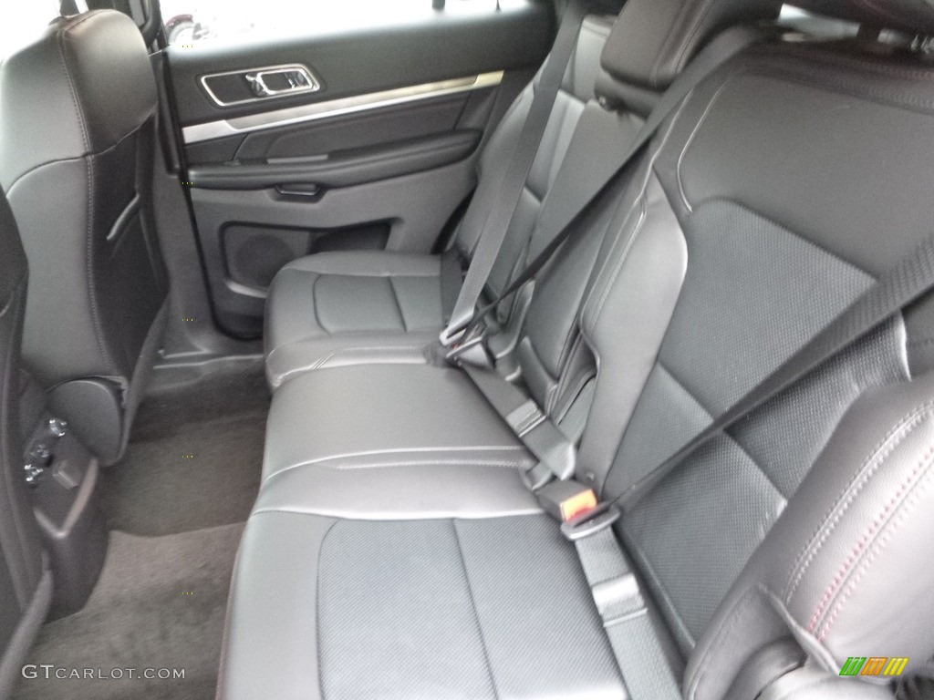 Ebony Black Interior 2018 Ford Explorer Sport 4WD Photo #125133071
