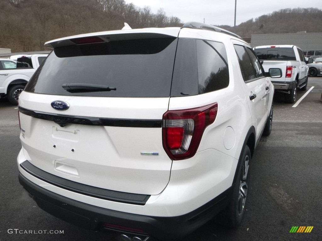2018 Explorer Sport 4WD - White Platinum / Ebony Black photo #5