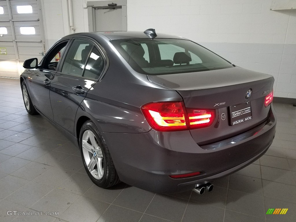 2015 3 Series 328i xDrive Sedan - Mineral Grey Metallic / Black photo #3