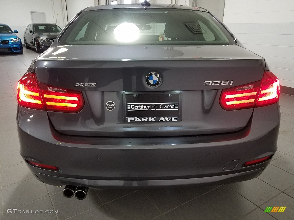 2015 3 Series 328i xDrive Sedan - Mineral Grey Metallic / Black photo #4