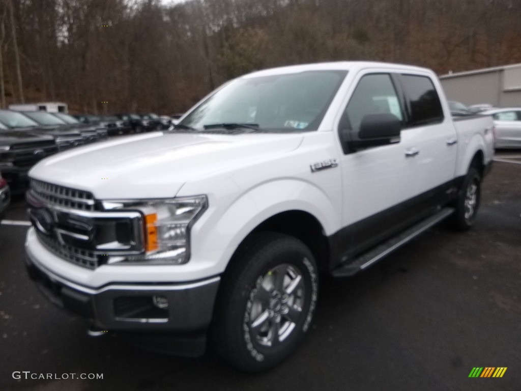 2018 F150 XLT SuperCrew 4x4 - Oxford White / Earth Gray photo #5