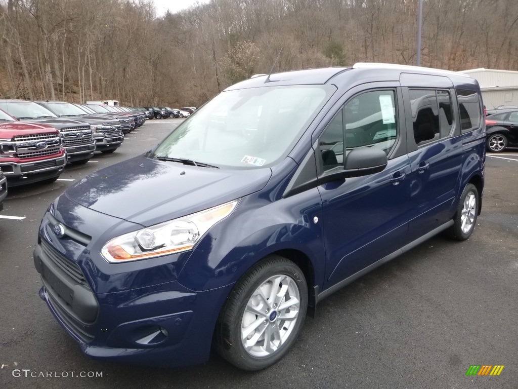 Deep Impact Blue 2018 Ford Transit Connect XLT Passenger Wagon Exterior Photo #125134481