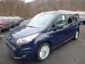 Deep Impact Blue 2018 Ford Transit Connect XLT Passenger Wagon Exterior