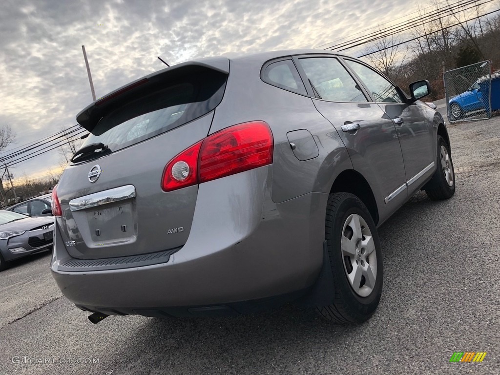 2011 Rogue SV AWD - Frosted Steel Metallic / Gray photo #8