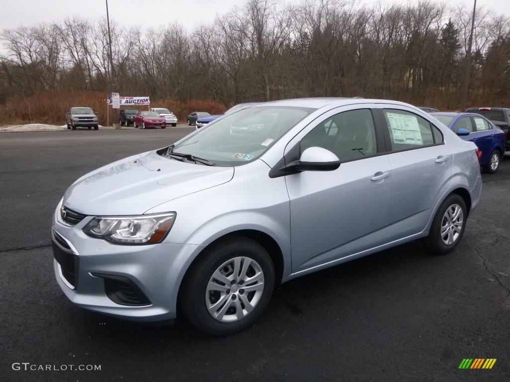 Arctic Blue Metallic 2018 Chevrolet Sonic LS Sedan Exterior Photo #125136959