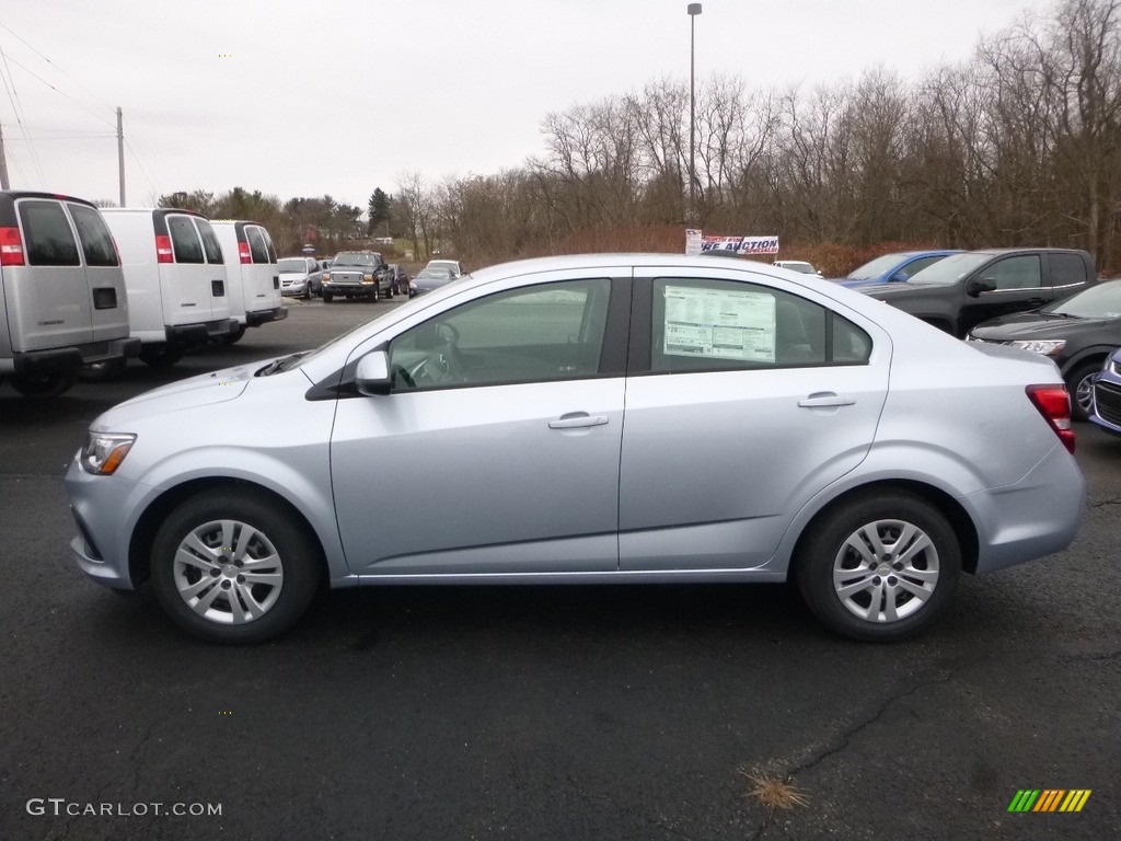 2018 Sonic LS Sedan - Arctic Blue Metallic / Jet Black photo #2