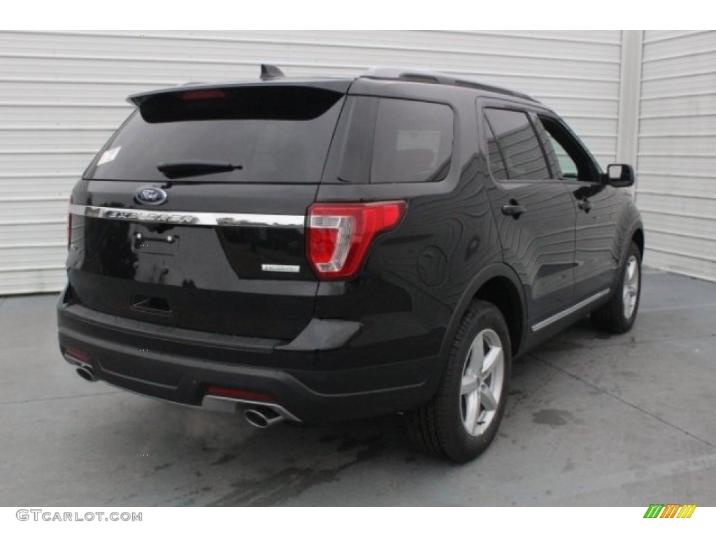 2018 Explorer XLT - Shadow Black / Ebony Black photo #7