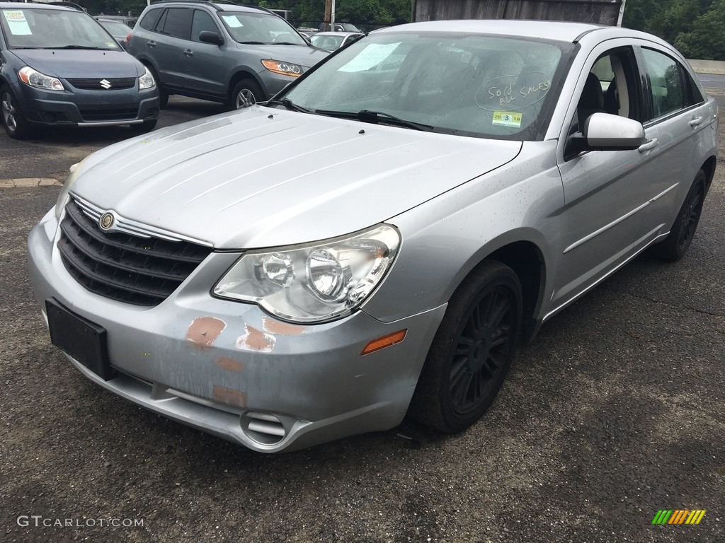 2007 Sebring Touring Sedan - Bright Silver Metallic / Dark Khaki/Light Graystone photo #7