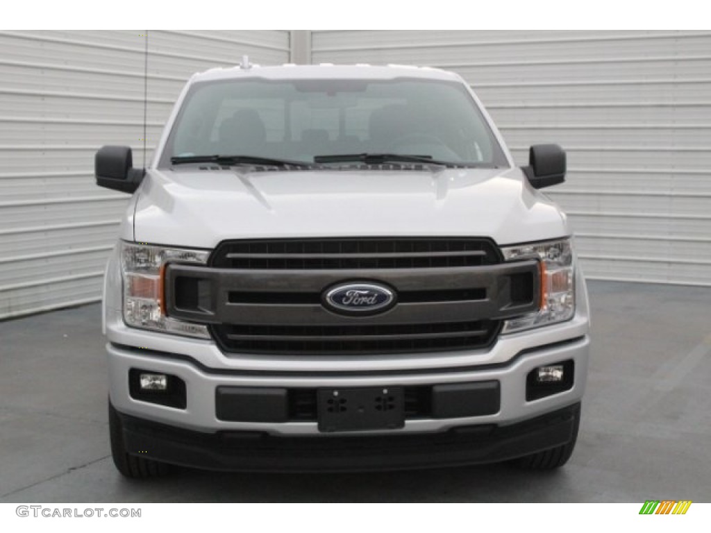 2018 F150 XLT SuperCrew - Ingot Silver / Black photo #2