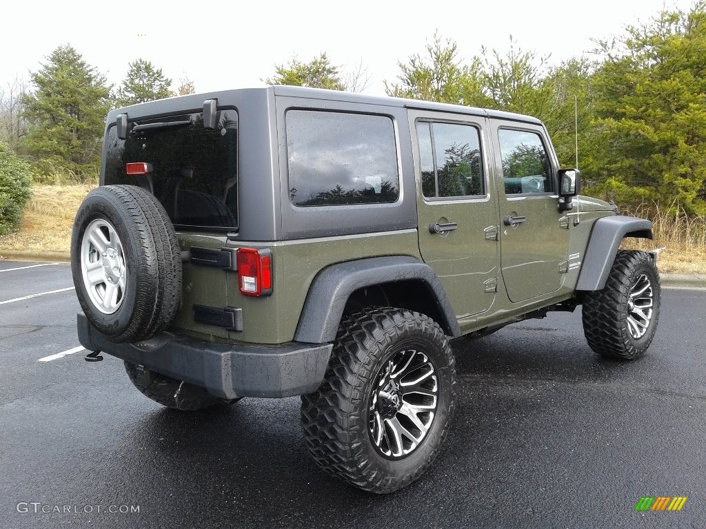 2016 Wrangler Unlimited Sport 4x4 - Tank / Black photo #6