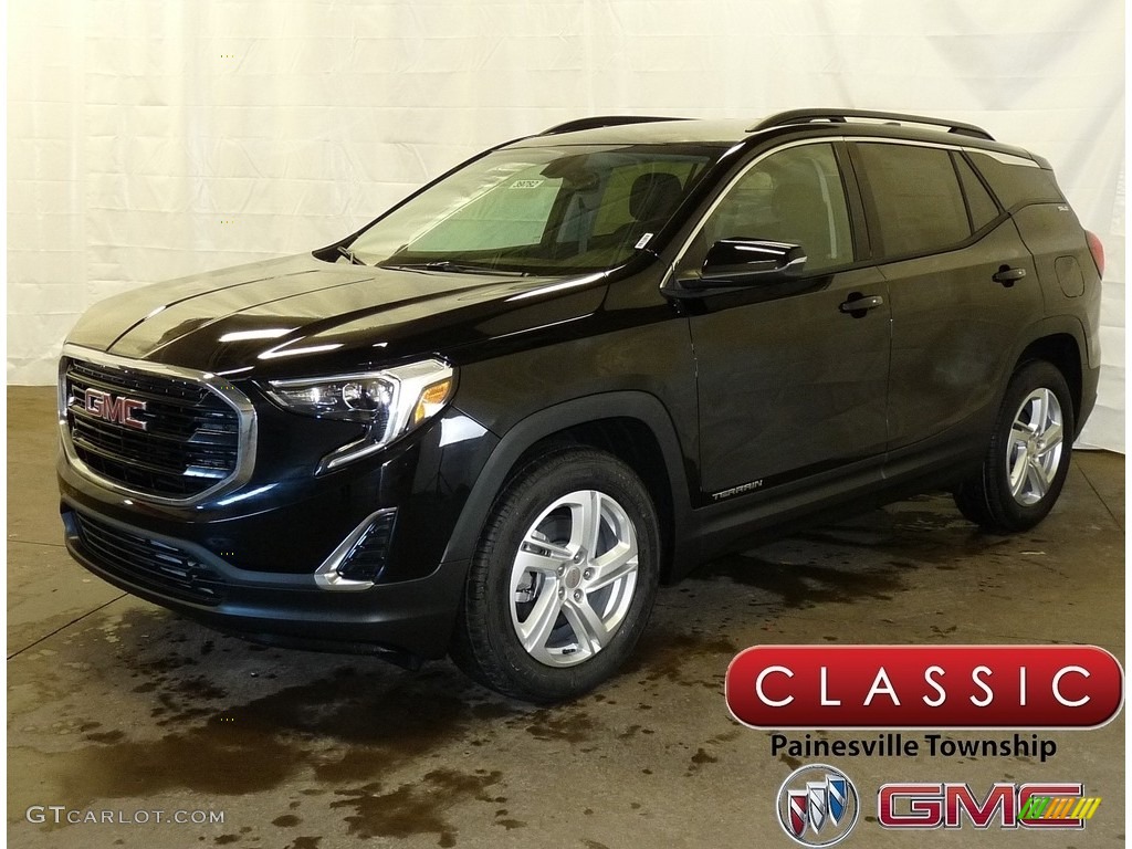 2018 Terrain SLE AWD - Ebony Twilight Metallic / ­Jet Black photo #1