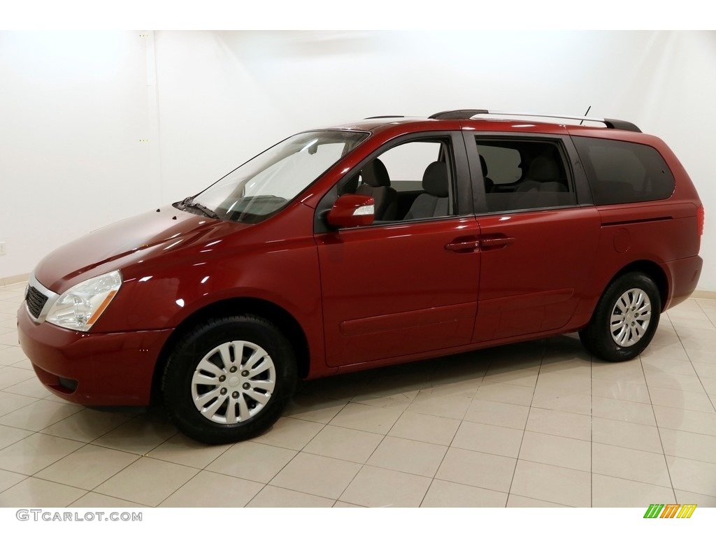 2012 Sedona LX - Claret Red / Gray photo #3