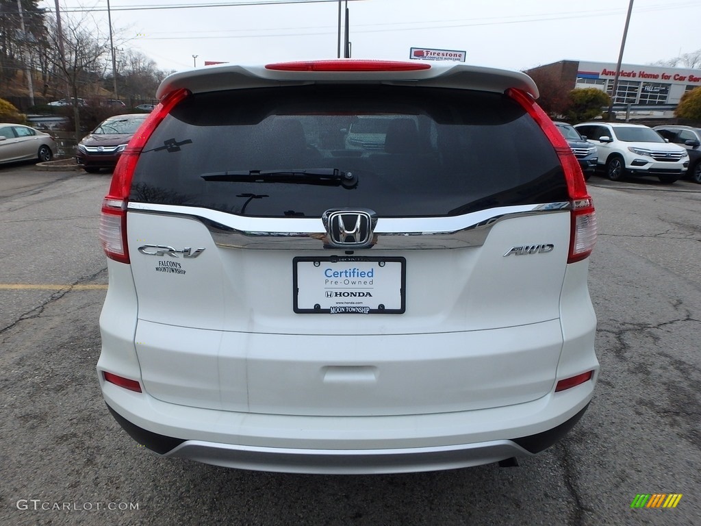 2015 CR-V EX - White Diamond Pearl / Beige photo #4