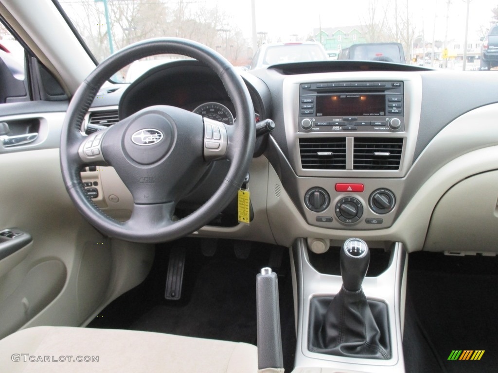 2009 Impreza 2.5i Premium Wagon - Newport Blue Pearl / Ivory photo #10