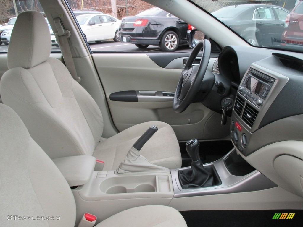 2009 Impreza 2.5i Premium Wagon - Newport Blue Pearl / Ivory photo #17