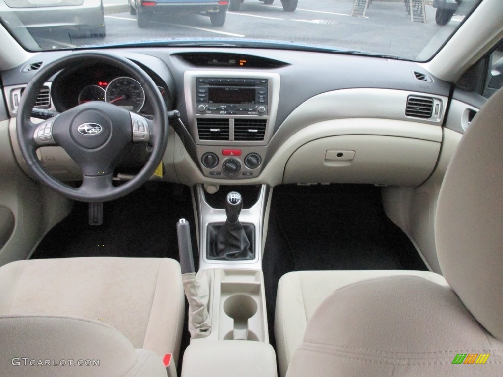 2009 Impreza 2.5i Premium Wagon - Newport Blue Pearl / Ivory photo #25