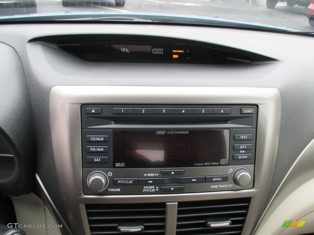 2009 Impreza 2.5i Premium Wagon - Newport Blue Pearl / Ivory photo #26