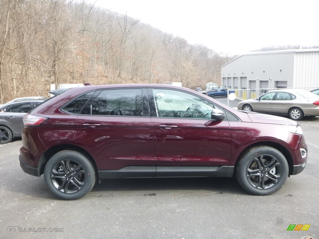 Burgundy Velvet 2018 Ford Edge SEL AWD Exterior Photo #125150876