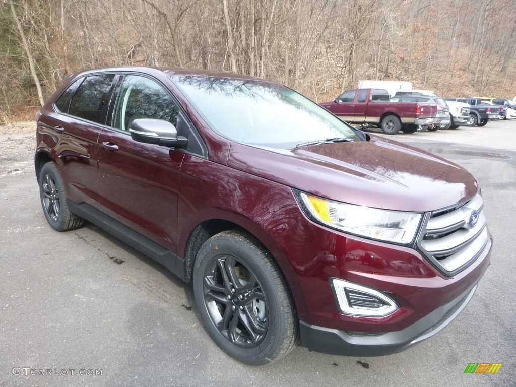 Burgundy Velvet 2018 Ford Edge SEL AWD Exterior Photo #125150924
