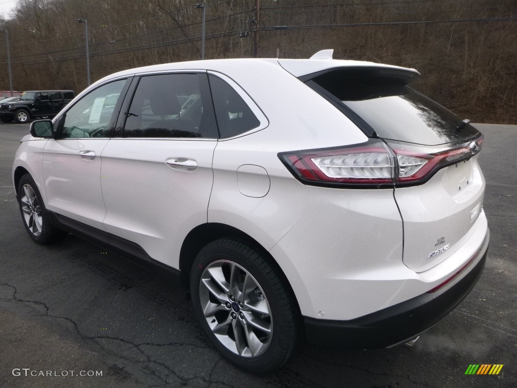 2018 Edge Titanium AWD - White Platinum / Ebony photo #6