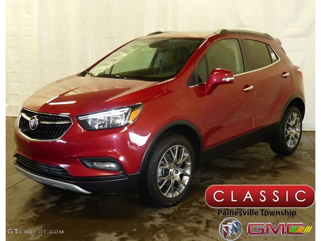 2018 Encore Sport Touring AWD - Winterberry Red Metallic / Ebony photo #1