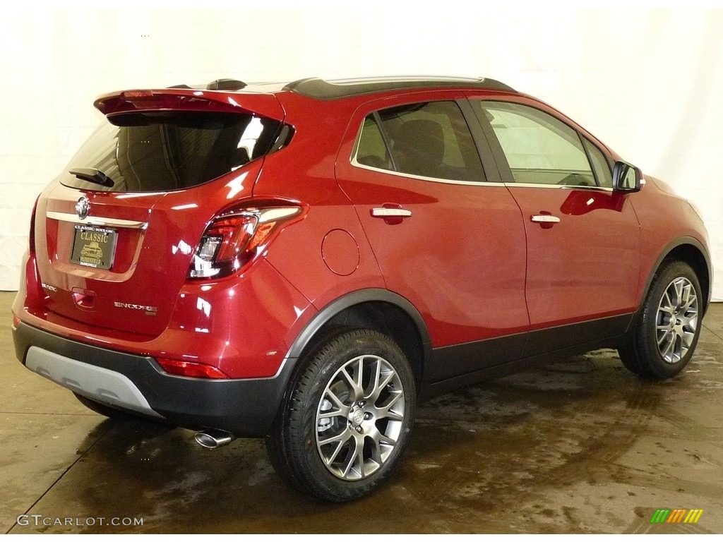 2018 Encore Sport Touring AWD - Winterberry Red Metallic / Ebony photo #2