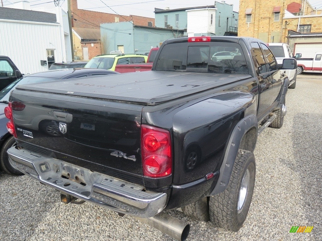 2007 Ram 3500 Big Horn Quad Cab 4x4 Dually - Brilliant Black Crystal Pearl / Medium Slate Gray photo #7