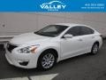 Pearl White 2013 Nissan Altima 2.5 S