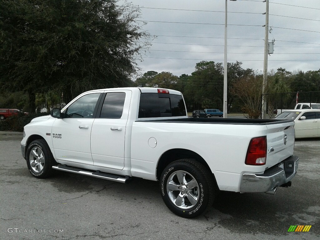 2018 1500 Big Horn Quad Cab - Bright White / Black/Diesel Gray photo #3