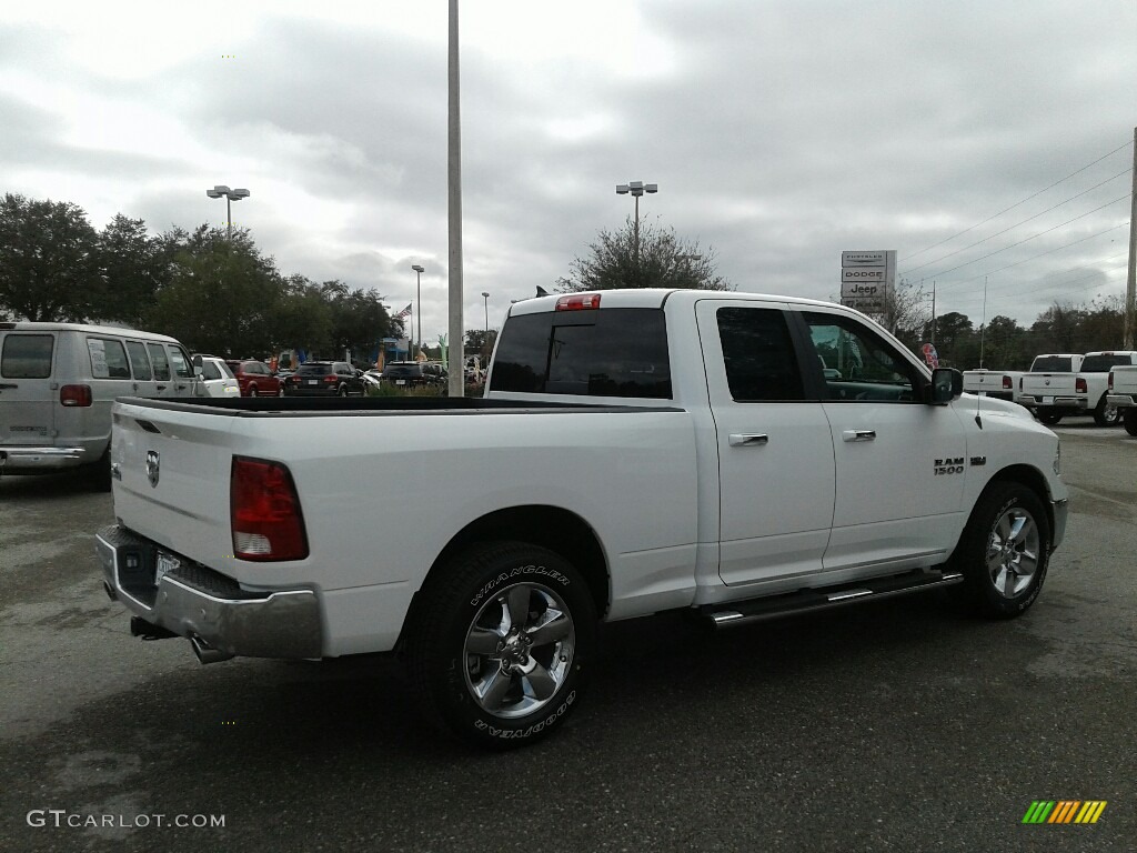 2018 1500 Big Horn Quad Cab - Bright White / Black/Diesel Gray photo #5