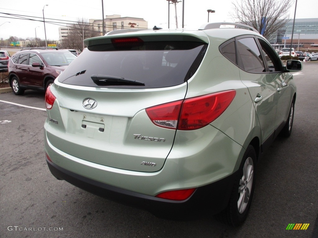 2011 Tucson Limited AWD - Kiwi Green / Taupe photo #5