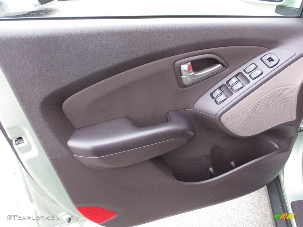 2011 Tucson Limited AWD - Kiwi Green / Taupe photo #11