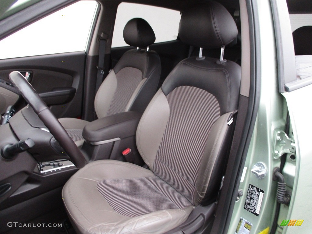 2011 Tucson Limited AWD - Kiwi Green / Taupe photo #12
