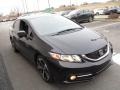 2014 Crystal Black Pearl Honda Civic Si Sedan  photo #8