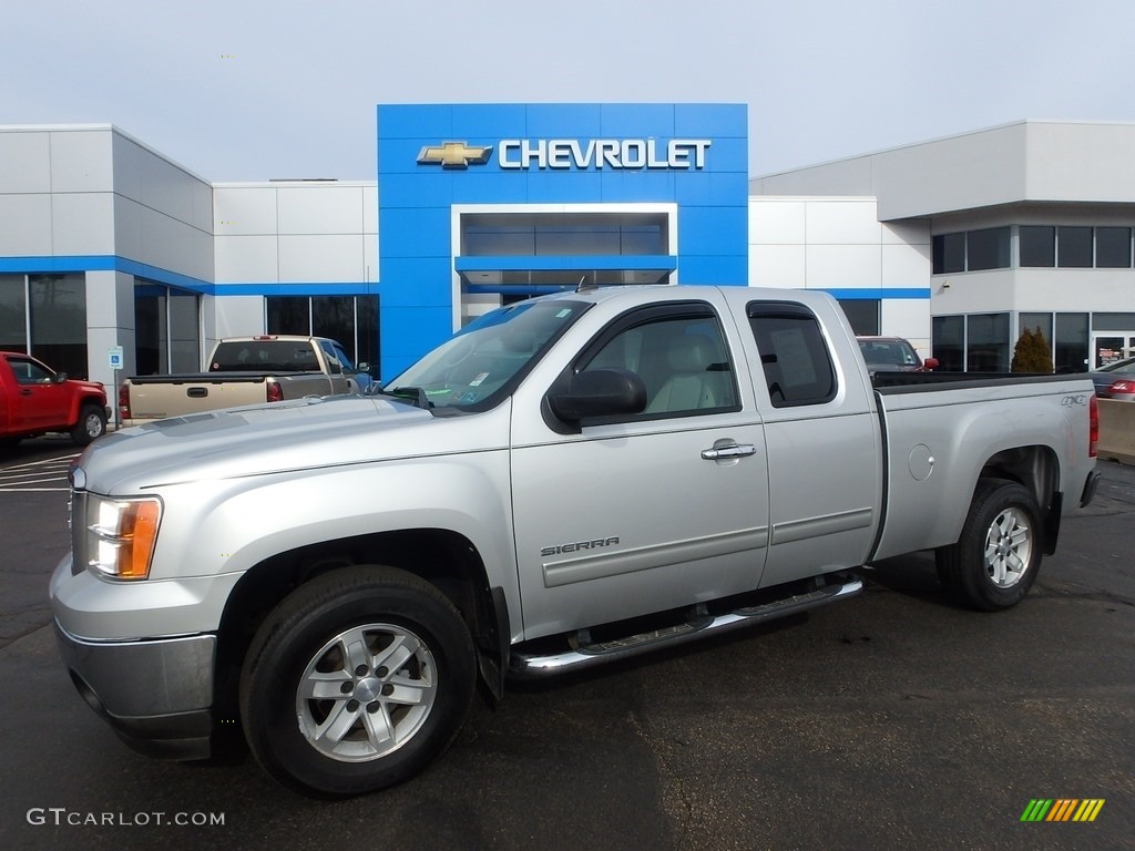 Pure Silver Metallic GMC Sierra 1500