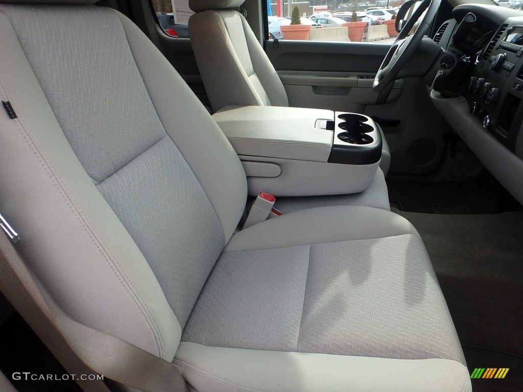 2010 Sierra 1500 SLE Extended Cab 4x4 - Pure Silver Metallic / Dark Titanium/Light Titanium photo #14