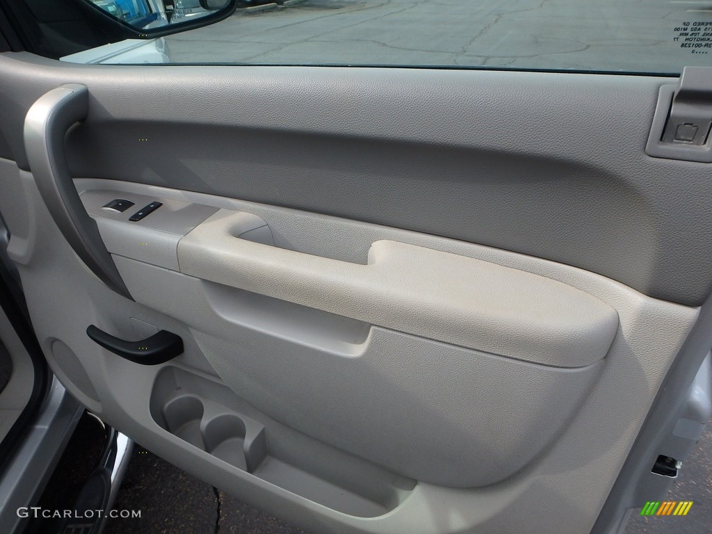 2010 Sierra 1500 SLE Extended Cab 4x4 - Pure Silver Metallic / Dark Titanium/Light Titanium photo #16