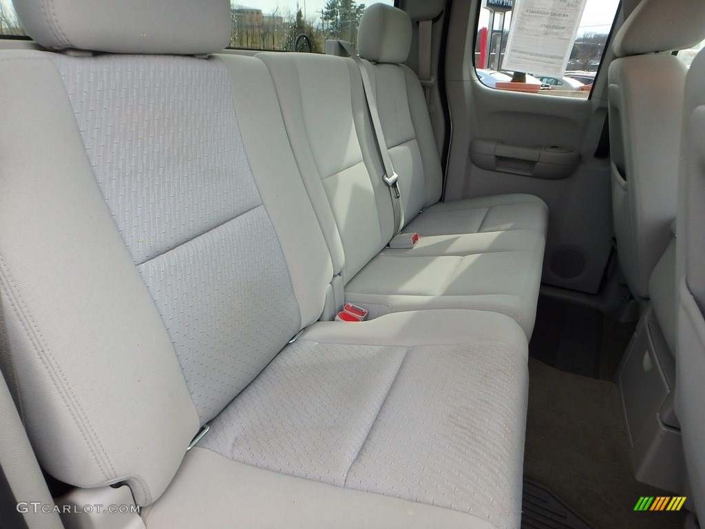 2010 Sierra 1500 SLE Extended Cab 4x4 - Pure Silver Metallic / Dark Titanium/Light Titanium photo #17