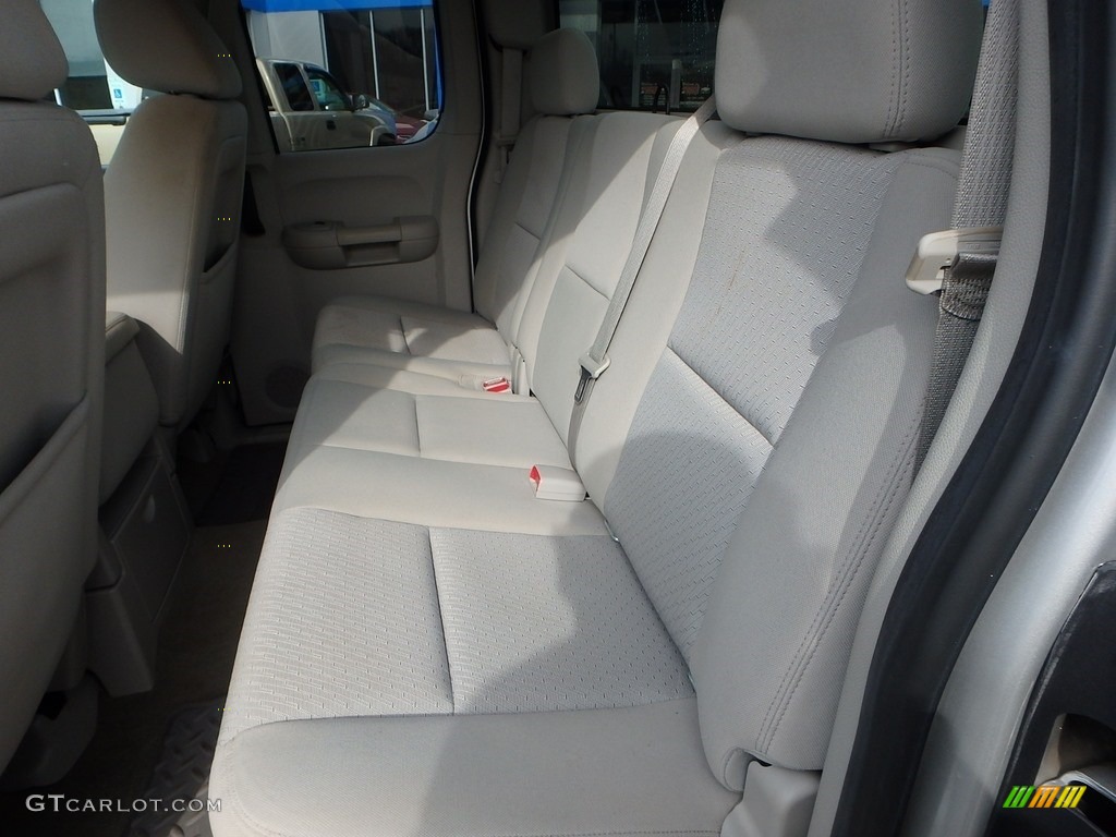 2010 Sierra 1500 SLE Extended Cab 4x4 - Pure Silver Metallic / Dark Titanium/Light Titanium photo #23