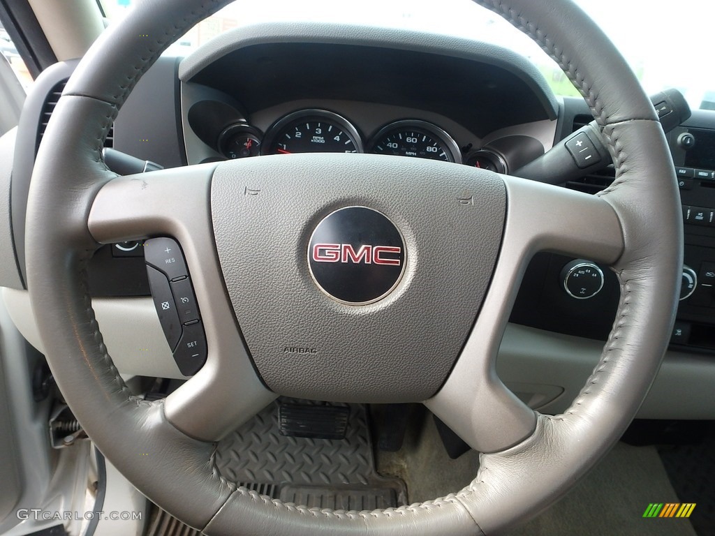2010 Sierra 1500 SLE Extended Cab 4x4 - Pure Silver Metallic / Dark Titanium/Light Titanium photo #26
