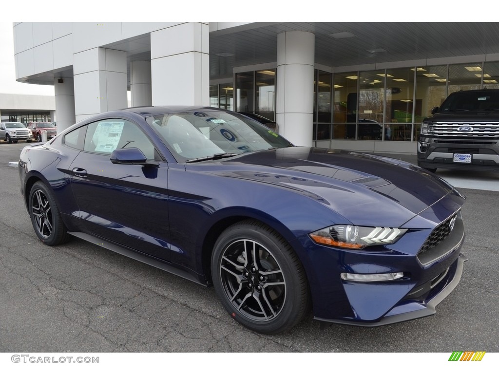 2018 Mustang EcoBoost Premium Fastback - Kona Blue / Ebony photo #1