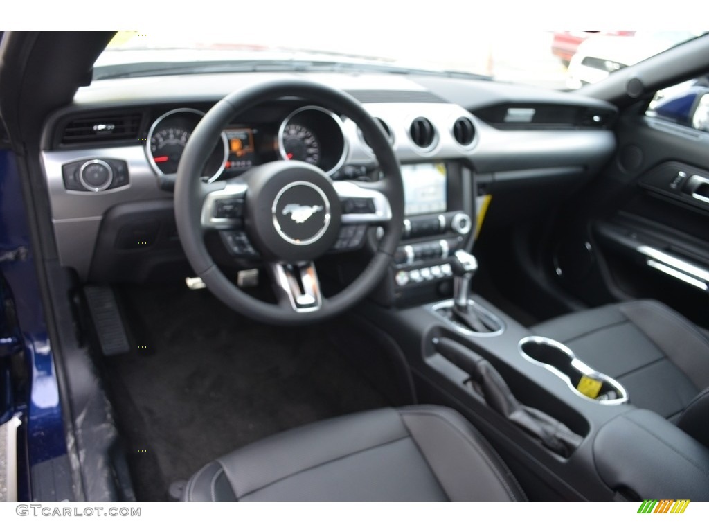 2018 Mustang EcoBoost Premium Fastback - Kona Blue / Ebony photo #7